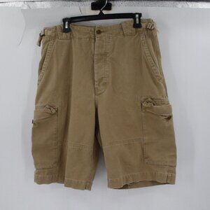 Vintage Y2K Abercrombie and Fitch Cargo Shorts Mens 32 34x11 military side cinch